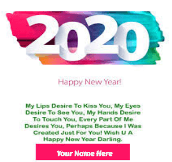 Happy new year 2021 greeting