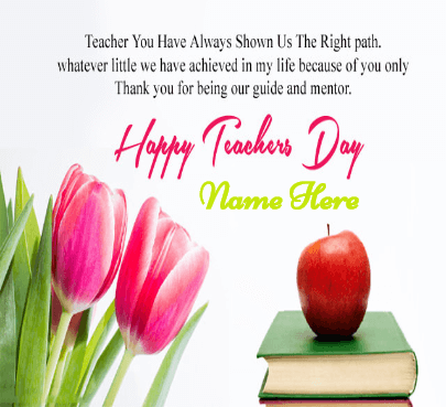 Appreciation Quote on Teacher Day