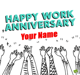 Work Anniversary To All Employs