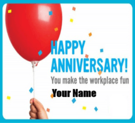 Happy Work Anniversary Employ