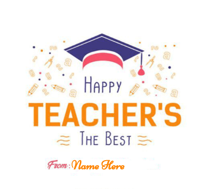 Happy Teacher Day the Best Teacher