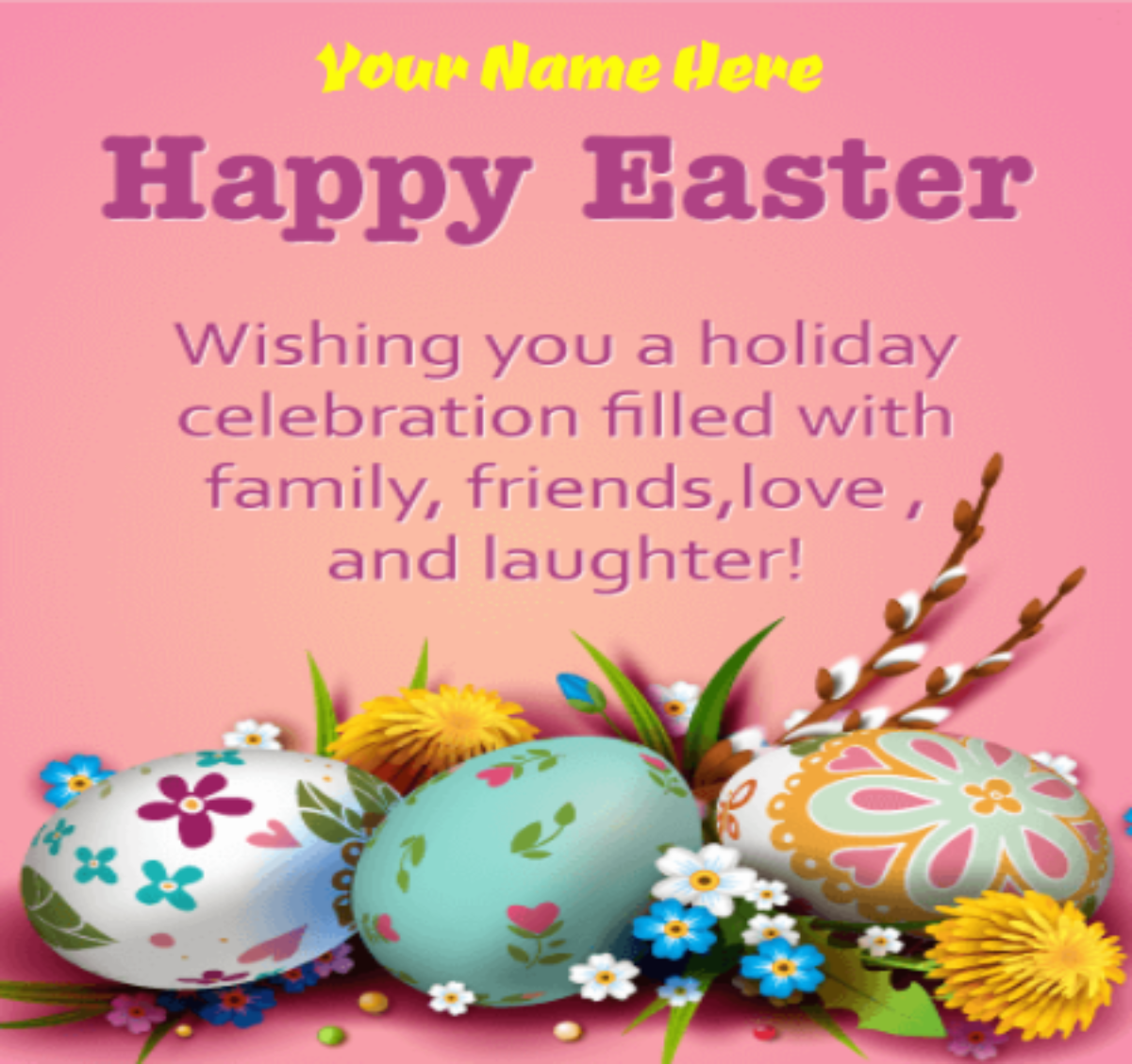 Happy Easter Wish - Happy Easter Wishes and Images With Name
