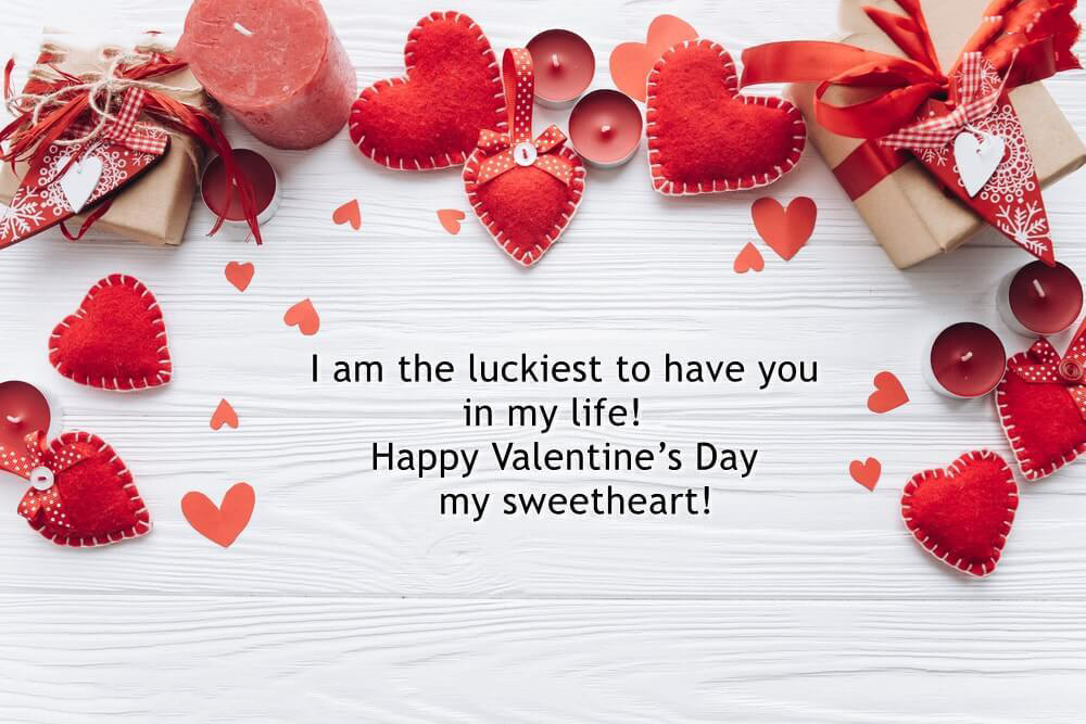 Happy Valentine Day Quote Sweetheart - Funny Valentines Card Wishes