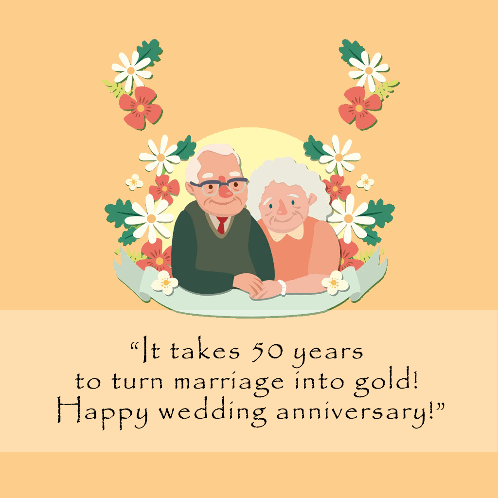 50th wedding anniversary quotes for parents