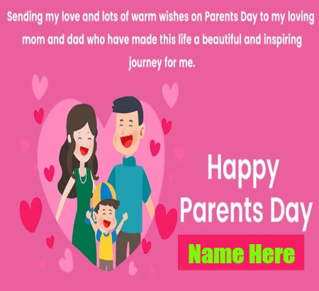 Parents Day to Loving MOM and DAD