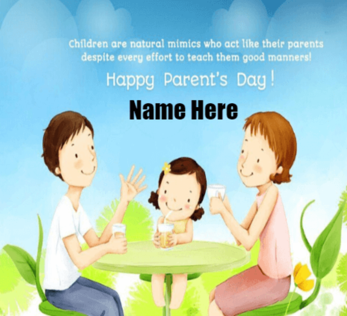 Parents Day - cards for friends family and and show them you love.