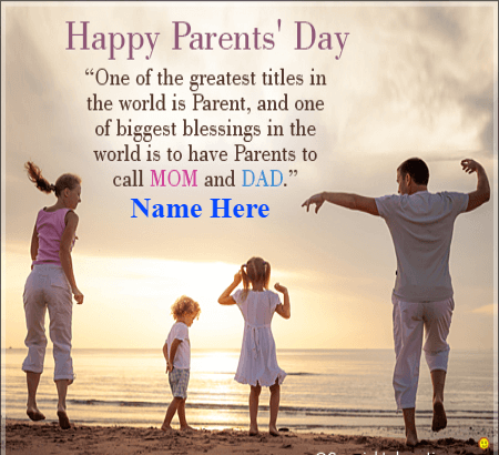 Happy Parents day Mom and Day Quote