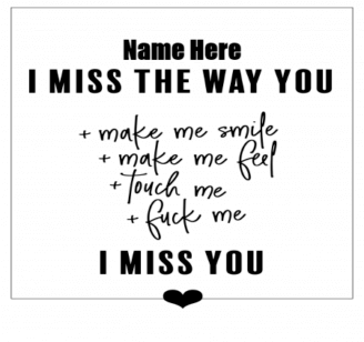 Missing You Very Much