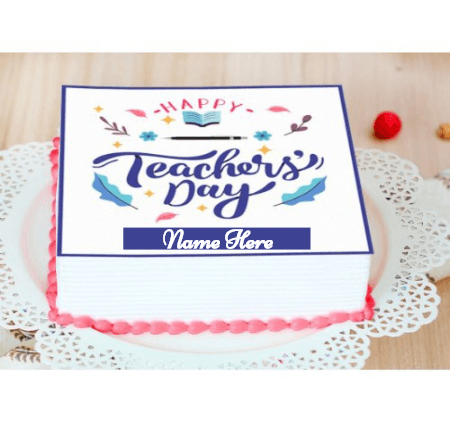 Teachers Day Wishing Cake
