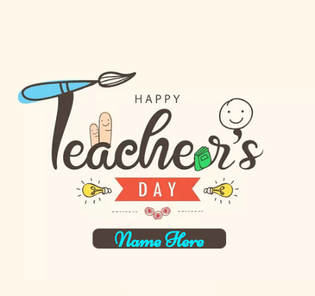 Happy Teacher Wish Card