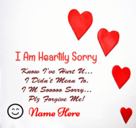 Heartily Sorry